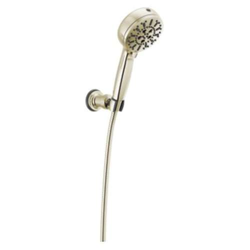 55884-PN-PR Universal Showering Components 7-Setting Wall Mount Hand Shower with Cleaning Spray, Lumicoat Polished Nickel
