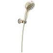 55884-PN-PR Universal Showering Components 7-Setting Wall Mount Hand Shower with Cleaning Spray, Lumicoat Polished Nickel