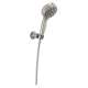 55884-SS-PR Universal Showering Components 7-Setting Wall Mount Hand Shower with Cleaning Spray, Lumicoat Stainless