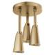 57140-CZ25-L Universal Showering Components H2Okinetic Pendant Raincan Shower Head with LED Light, Champagne Bronze