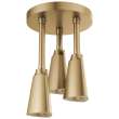 57140-CZ25-L Universal Showering Components H2Okinetic Pendant Raincan Shower Head with LED Light, Champagne Bronze