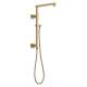 58410-CZ-PR Universal Showering Components Emerge 18" Angular Shower Column, Lumicoat Champagne Bronze