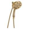 58472-CZ-PR Universal Showering Components H2Okinetic In2ition 4-Setting Two-In-One Shower, Lumicoat Champagne Bronze