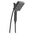 58473-BL25 Universal Showering Components H2Okinetic In2ition 4-Setting Two-in-One Shower, Matte Black