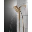 58473-CZ-PR25 Universal Showering Components H2Okinetic In2ition 4-Setting Two-In-One Shower, Lumicoat Champagne Bronze