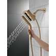 58473-CZ-PR Universal Showering Components H2Okinetic In2ition 4-Setting Two-In-One Shower, Lumicoat Champagne Bronze
