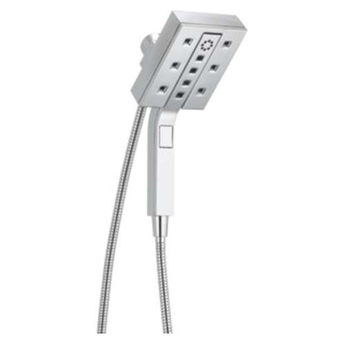 58473-PR Universal Showering Components H2Okinetic In2ition 4-Setting Two-in-One Shower, Lumicoat Chrome