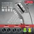 58473-PR Universal Showering Components H2Okinetic In2ition 4-Setting Two-in-One Shower, Lumicoat Chrome