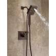 58473-RB Universal Showering Components H2Okinetic In2ition 4-Setting Two-in-One Shower, Venetian Bronze