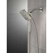 58473-SS-PR Universal Showering Components H2Okinetic In2ition 4-Setting Two-in-One Shower, Lumicoat Stainless