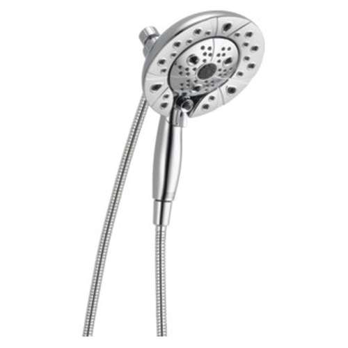 58480-25-PK Universal Showering Components H2Okinetic In2ition 5-Setting Two-in-One Shower, Chrome