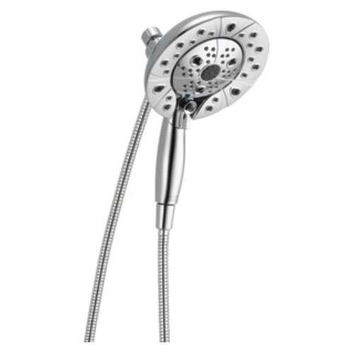 58480-PR-PK Universal Showering Components H2Okinetic In2ition 5-Setting Two-in-One Shower, Lumicoat Chrome