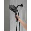 58620-BL-PK Universal Showering Components In2ition H2Okinetic 5-Setting Two-in-One Shower, Matte Black