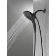 58620-BL25-PK Universal Showering Components In2ition H2Okinetic 5-Setting Two-in-One Shower, Matte Black
