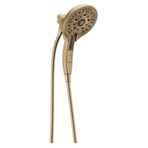 58620-CZ-PR-PK Universal Showering Components H2Okinetic In2ition 5-Setting Two-In-One Shower, Lumicoat Champagne Bronze