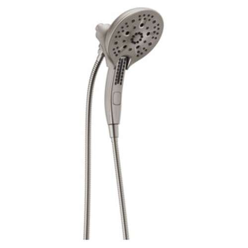58620-SS-PR-PK Universal Showering Components H2Okinetic In2ition 5-Setting Two-In-One Shower, Lumicoat Stainless