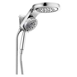 58680-25 Universal Showering Components HydroRain H2Okinetic 5-Setting Two-in-One Shower Head