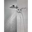58680-25 Universal Showering Components HydroRain H2Okinetic 5-Setting Two-in-One Shower Head, Chrome