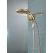 58680-CZ Universal Showering Components HydroRain H2Okinetic 5-Setting Two-in-One Shower Head, Champagne Bronze