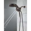 58680-RB25 Universal Showering Components HydroRain H2Okinetic 5-Setting Two-in-One Shower Head, Venetian Bronze