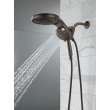 58680-RB25 Universal Showering Components HydroRain H2Okinetic 5-Setting Two-in-One Shower Head, Venetian Bronze