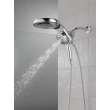 58680Universal Showering Components HydroRain H2Okinetic 5-Setting Two-in-One Shower Head, Chrome