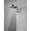 58680Universal Showering Components HydroRain H2Okinetic 5-Setting Two-in-One Shower Head, Chrome