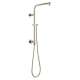 58810-PN-PR Universal Showering Components Emerge 18" Round Shower Column, Lumicoat Polished Nickel