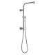 58810-SS-PR Universal Showering Components Emerge 18" Round Shower Column, Lumicoat Stainless