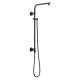 58820-BL Universal Showering Components Shower Column 26" Round, Matte Black