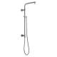 58820-SS-PR Universal Showering Components Emerge 26" Round Shower Column, Lumicoat Stainless