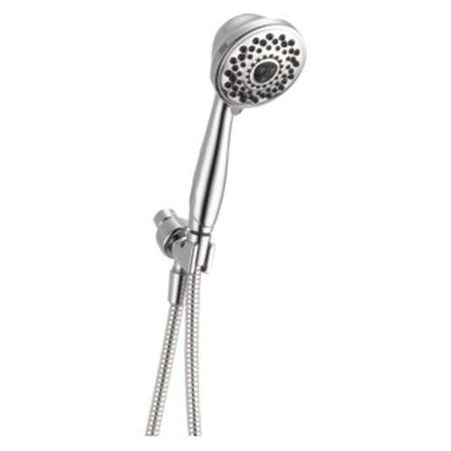 59346-PK Universal Showering Components Premium 7-Setting Shower Mount Hand Shower, Chrome