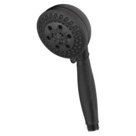 59445-BL-PK Universal Showering Components H2Okinetic 5-Setting Hand Shower, Matte Black