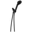 75413BL Universal Showering Components 4-Setting Hand Shower, Matte Black