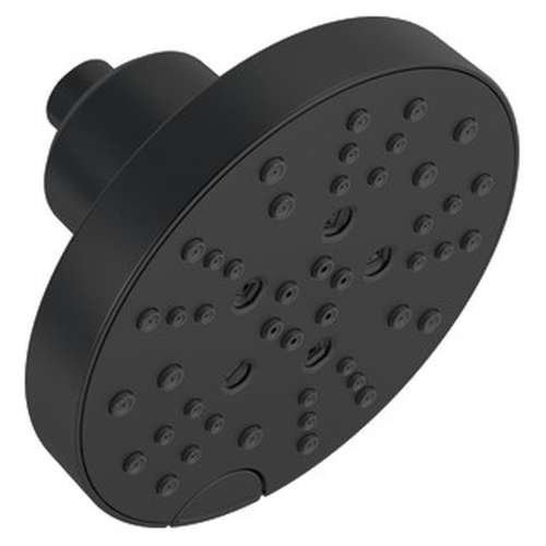 75568BL Universal Showering Components H2Okinetic 5-Setting Shower Head, Matte Black