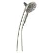 75613SN Universal Showering Components 6-Setting SureDock Magnetic Hand Shower, Satin Nickel