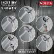 75687D Universal Showering Components In2ition 7-Setting Two-in-One Shower, Chrome