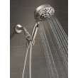 75716SN Universal Showering Components H2Okinetic 7-Setting Hand Shower, Satin Nickel