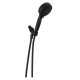 75740BL Universal Showering Components 6-Setting Hand Shower with Cleaning Spray, Matte Black