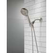 75740SN Universal Showering Components 6-Setting Hand Shower with Cleaning Spray, Spotshield Brushed Nickel