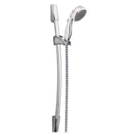 75800140Universal Showering Components 7-Setting Wall Bar Hand Shower, Chrome