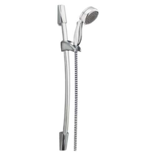 75800140Universal Showering Components 7-Setting Wall Bar Hand Shower, Chrome