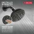 75898BL Universal Showering Components 8-Setting Shower Head