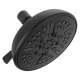 75898BL Universal Showering Components 8-Setting Shower Head, Matte Black