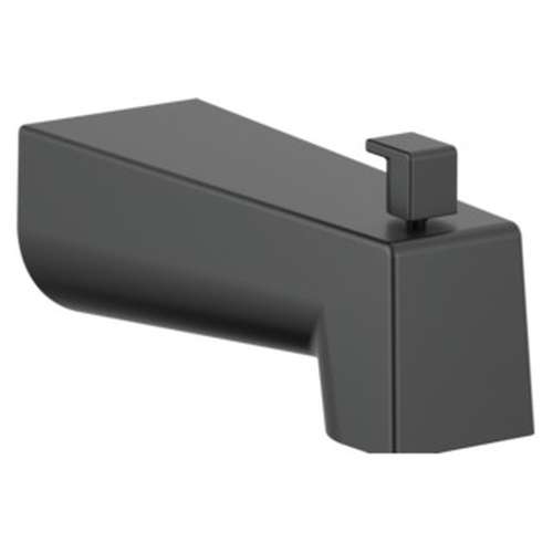 RP101849BL Modern Tub Spout Pull Up Diverter, Matte Black