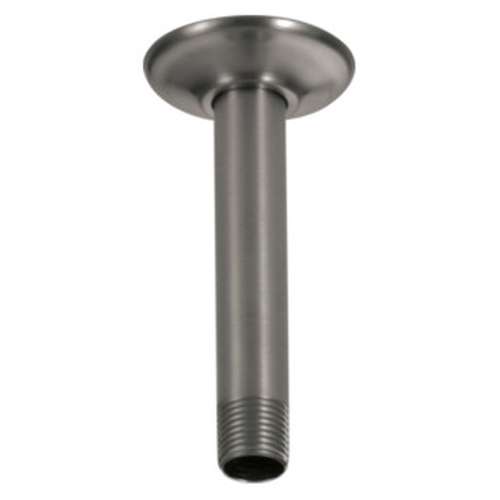 RP61058KS Universal Showering Components Shower Arm & Flange Ceiling Mount, Black Stainless