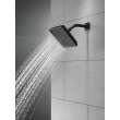 RP62283BL Universal Showering Components Single-Setting Raincan Shower Head, Matte Black