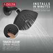 RP64859BL Universal Showering Components Raincan Single-Setting Touch-Clean Shower Head