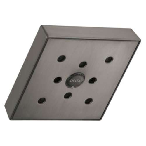 RP70171KSPR Universal Showering Components H2Okinetic Single-Setting Raincan Shower Head, Lumicoat Black Stainless