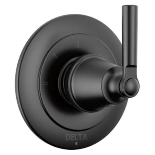 T11835-BL SAYLOR 3-Setting 2-Port Diverter Trim, Matte Black